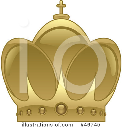 Royalty-Free (RF) Crown Clipart Illustration by dero - Stock Sample #46745
