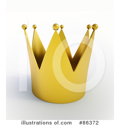 Royalty-Free (RF) Crown Clipart Illustration by Mopic - Stock Sample #86372