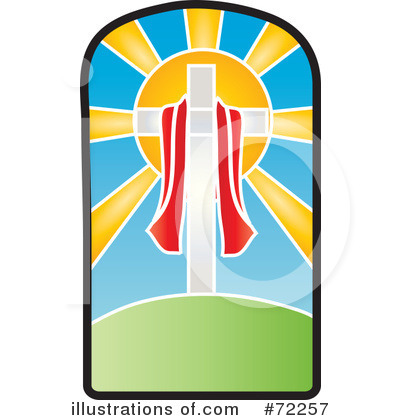 Royalty-Free (RF) Crucifix Clipart Illustration by Rosie Piter - Stock Sample #72257