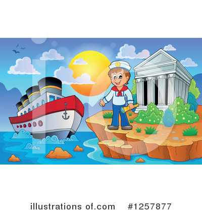 Cruise Ship Clipart #1257877 by visekart