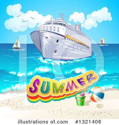 Royalty-Free (RF) Cruise Clipart Illustration by merlinul - Stock Sample #1321408