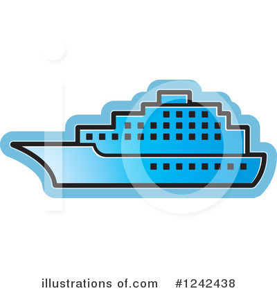 Royalty-Free (RF) Cruise Ship Clipart Illustration by Lal Perera - Stock Sample #1242438