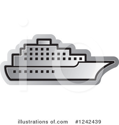 Cruise Ship Clipart #1242439 by Lal Perera