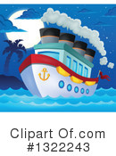 Cruise Ship Clipart #1322243 by visekart