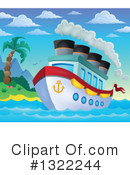 Cruise Ship Clipart #1322244 by visekart