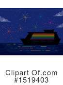 Cruise Ship Clipart #1519403 by BNP Design Studio