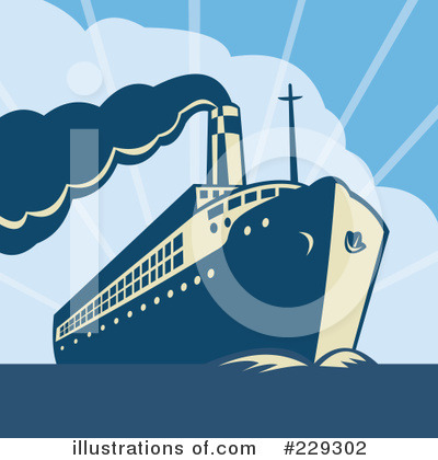 Steamboat Clipart #229302 by patrimonio