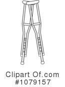 Crutches Clipart #1079157 by Pams Clipart