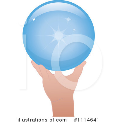 Royalty-Free (RF) Crystal Ball Clipart Illustration by Pams Clipart - Stock Sample #1114641