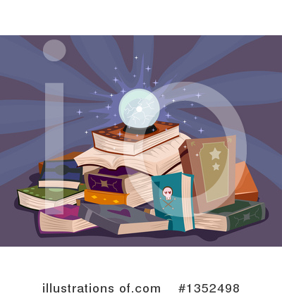 Magic Book Clipart #1352498 by BNP Design Studio