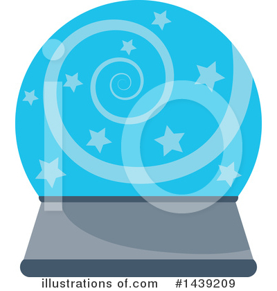 Royalty-Free (RF) Crystal Ball Clipart Illustration by visekart - Stock Sample #1439209