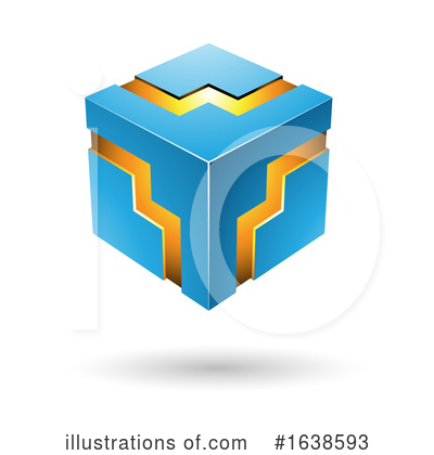 Royalty-Free (RF) Cube Clipart Illustration by cidepix - Stock Sample #1638593