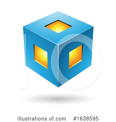 Royalty-Free (RF) Cube Clipart Illustration by cidepix - Stock Sample #1638595