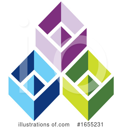 Cube Clipart #1655231 by Lal Perera