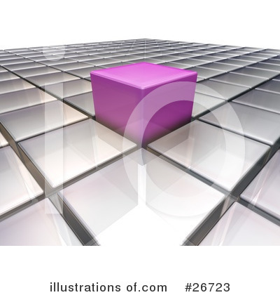 Royalty-Free (RF) Cube Clipart Illustration by KJ Pargeter - Stock Sample #26723