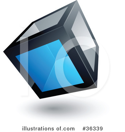 Royalty-Free (RF) Cube Clipart Illustration by beboy - Stock Sample #36339
