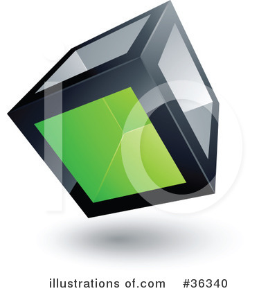 Royalty-Free (RF) Cube Clipart Illustration by beboy - Stock Sample #36340