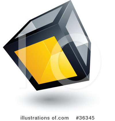 Royalty-Free (RF) Cube Clipart Illustration by beboy - Stock Sample #36345