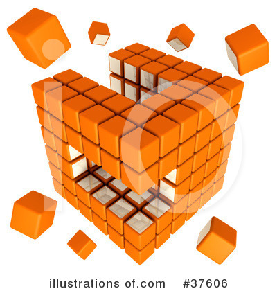 Royalty-Free (RF) Cube Clipart Illustration by Tonis Pan - Stock Sample #37606