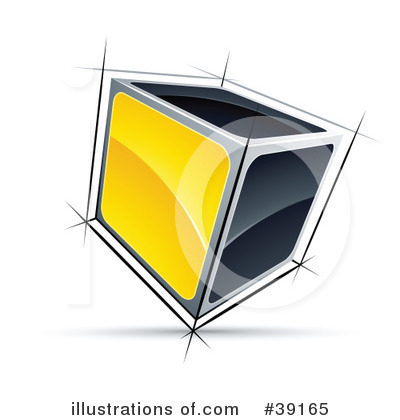 Royalty-Free (RF) Cube Clipart Illustration by beboy - Stock Sample #39165
