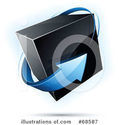 Royalty-Free (RF) Cube Clipart Illustration by beboy - Stock Sample #68587