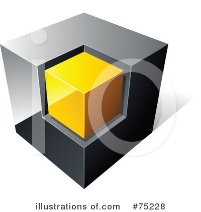 Royalty-Free (RF) Cube Clipart Illustration by beboy - Stock Sample #75228