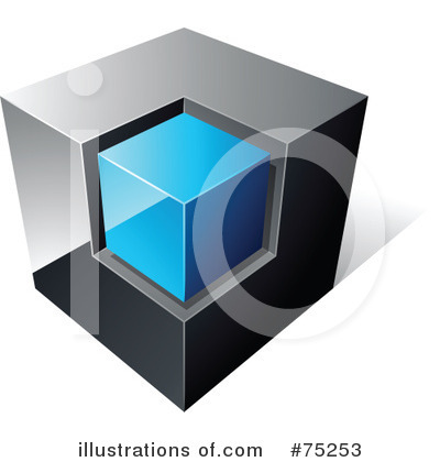 Royalty-Free (RF) Cube Clipart Illustration by beboy - Stock Sample #75253