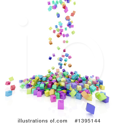 Royalty-Free (RF) Cubes Clipart Illustration by KJ Pargeter - Stock Sample #1395144