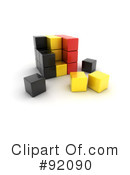 Cubes Clipart #92090 by stockillustrations