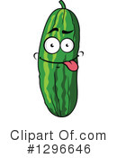 Cucumber Clipart #1296646 by Vector Tradition SM