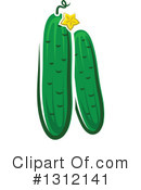Cucumber Clipart #1312141 by Vector Tradition SM