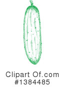 Cucumber Clipart #1384485 by Vector Tradition SM