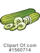 Cucumber Clipart #1560714 by Lal Perera