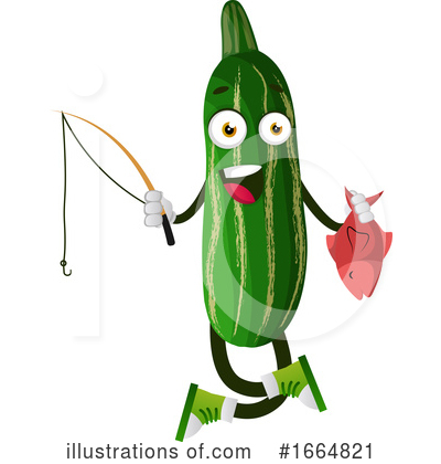 Cucumber Clipart #1664821 by Morphart Creations