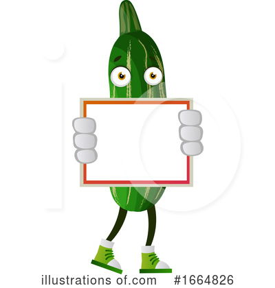 Royalty-Free (RF) Cucumber Clipart Illustration by Morphart Creations - Stock Sample #1664826