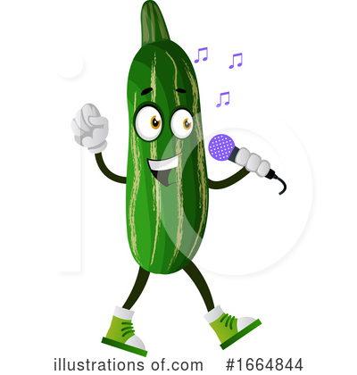 Royalty-Free (RF) Cucumber Clipart Illustration by Morphart Creations - Stock Sample #1664844