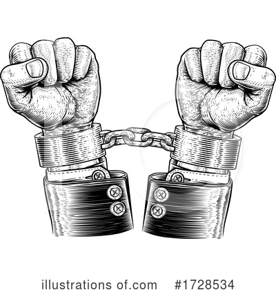 Handcuffs Clipart #1728534 by AtStockIllustration
