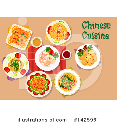Royalty-Free (RF) Cuisine Clipart Illustration by Vector Tradition SM - Stock Sample #1425961