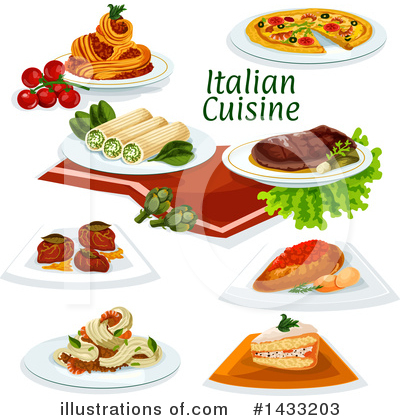 Royalty-Free (RF) Cuisine Clipart Illustration by Vector Tradition SM - Stock Sample #1433203