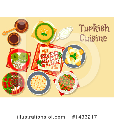 Kebab Clipart #1433217 by Vector Tradition SM