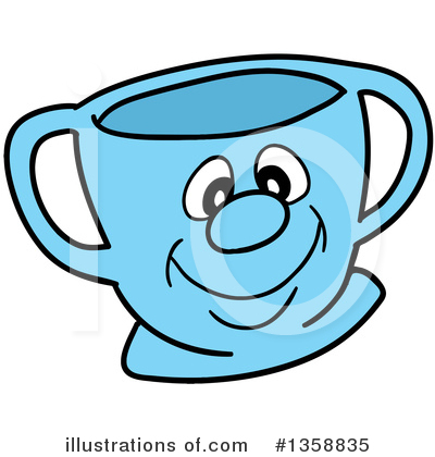 Royalty-Free (RF) Cup Clipart Illustration by LaffToon - Stock Sample #1358835