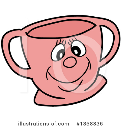 Royalty-Free (RF) Cup Clipart Illustration by LaffToon - Stock Sample #1358836