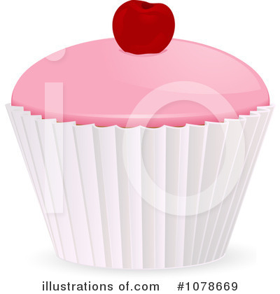 Royalty-Free (RF) Cupcake Clipart Illustration by elaineitalia - Stock Sample #1078669