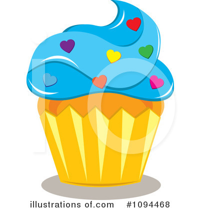Cupcakes Clipart #1094468 by Pams Clipart