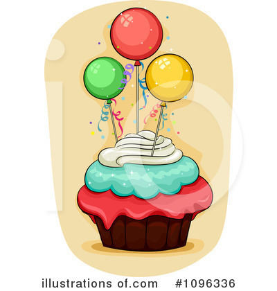Royalty-Free (RF) Cupcake Clipart Illustration by BNP Design Studio - Stock Sample #1096336