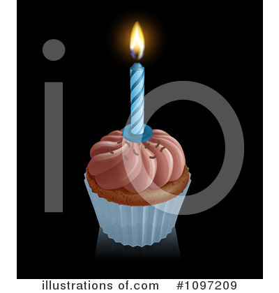 Royalty-Free (RF) Cupcake Clipart Illustration by AtStockIllustration - Stock Sample #1097209