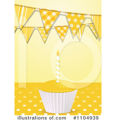 Royalty-Free (RF) Cupcake Clipart Illustration by elaineitalia - Stock Sample #1104939