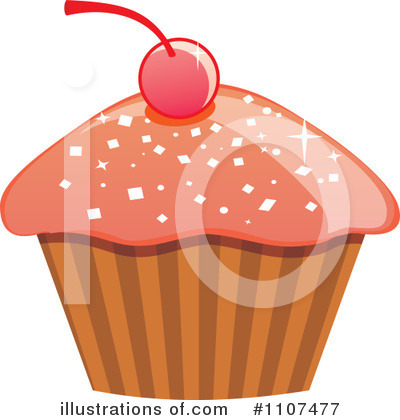 Royalty-Free (RF) Cupcake Clipart Illustration by Amanda Kate - Stock Sample #1107477