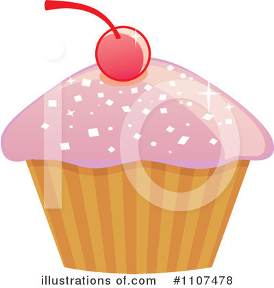 Royalty-Free (RF) Cupcake Clipart Illustration by Amanda Kate - Stock Sample #1107478