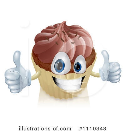 Royalty-Free (RF) Cupcake Clipart Illustration by AtStockIllustration - Stock Sample #1110348